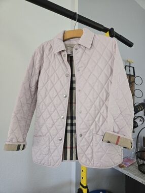Authentic BURBERRY Pink Quilted Jacket